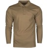 Polo Manches Longues – Teinte coyote
