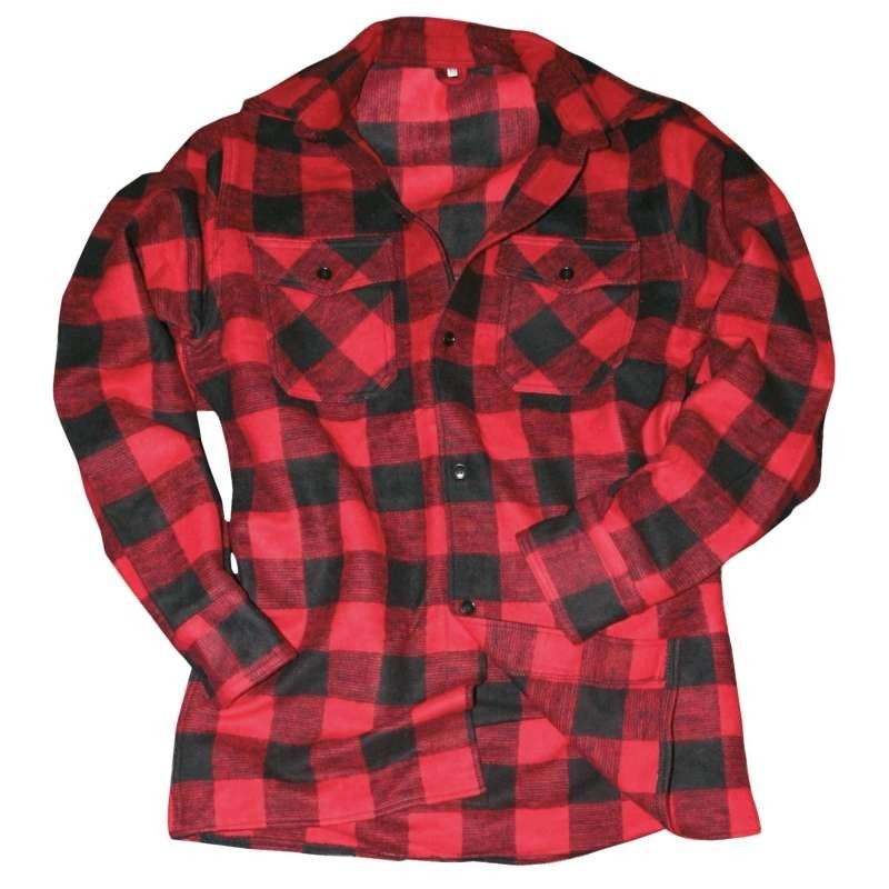Surchemise à Carreaux Rouge Style Canadien