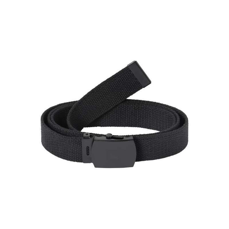 Ceinture Sangle Noir Boucle Noire