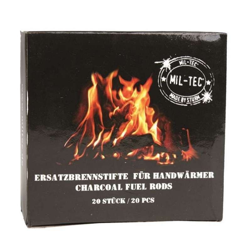 Lot de 20 Batons de Charbon pour Chaufferette